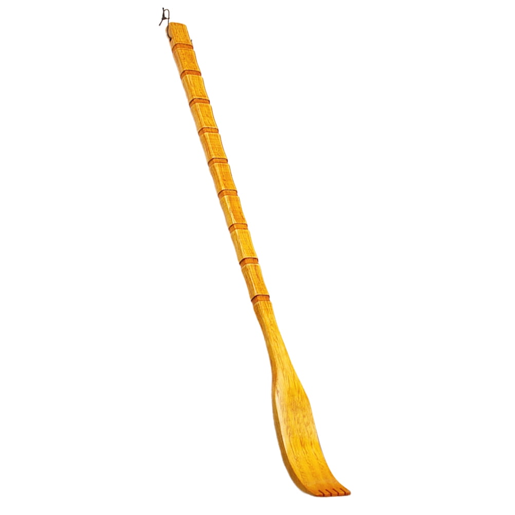 Etereauty Scratcher Shoe Massager Horn Wooden Spoon Scraper Gift Hand Therapeutic Assist Boots