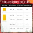 thumbnail image 6 of Christmas Tablecloth 60×84 Inch for Rectangle Tables, Gingerbread Candy Cane Washable Table Cover for Holiday Home Party Dining Decor, 6 of 7