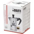 thumbnail image 2 of Bialetti Moka Express 1-Cup (2 Oz - 60 Ml) Aluminum Stovetop Espresso Maker, Silver, 2 of 8