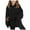 Black, variant on Dakiuu 5-14Y Girls Oversized Hoodies Fashion Long Sleeve Drop Shoulder Pullover Sweatshirts Kids Casual Outfits Spring Fall Winter Clothes Black 5-6 Years (120)