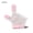 Two-Pair Set Pink, variant on Pink Baby Anti Thumb Sucking Gloves Finger Guard For Kids Children Night Eating Hands L Size Pink Soft Cloth Protective Mittens