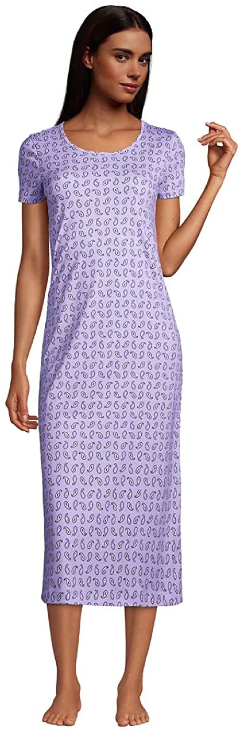 Lands End Womens Short Sleeve Supima 