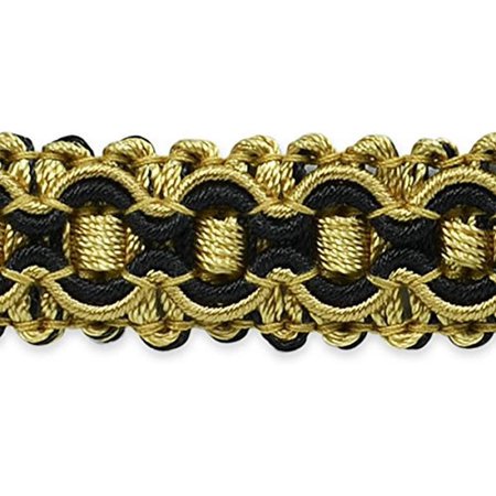 UPC 730484739225 product image for Expo International Gabrielle Decorative Braid Trim  20-Yard  Black/Gold Black/ G | upcitemdb.com