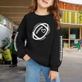 thumbnail image 3 of Mercatoo Baseball Sweatshirts for Teen Girls 𝐏reppy Sweatshirt Long Sleeve Crewneck Pullover Tops School 𝐀thletic Hoodies, 3 of 3