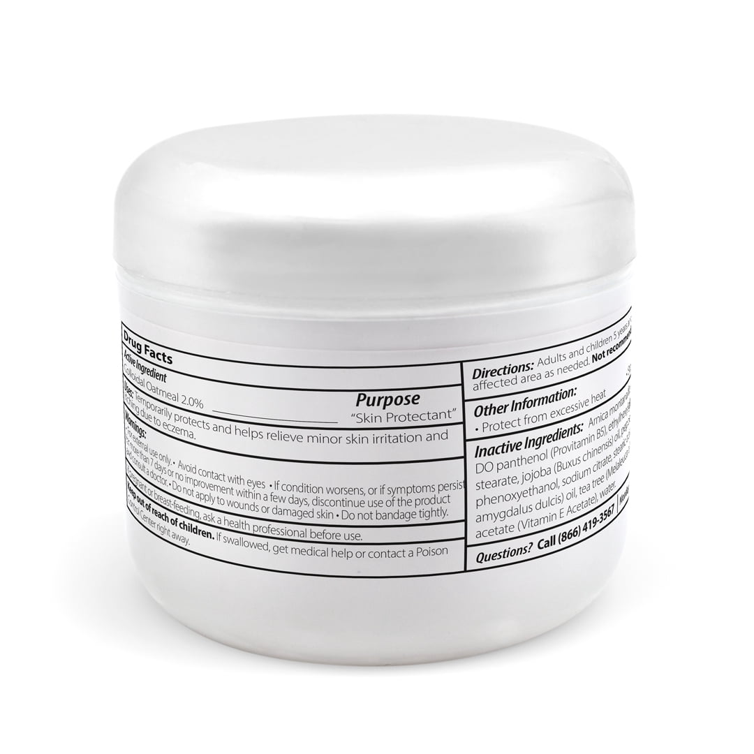 Smith Amish Eczema Cream, Colloidal Oatmeal Skin Protectant, Deep Moisturizing Cream for Dry Itchy Sensitive Skin, Non-Greasy OTC Relief, 4 oz.