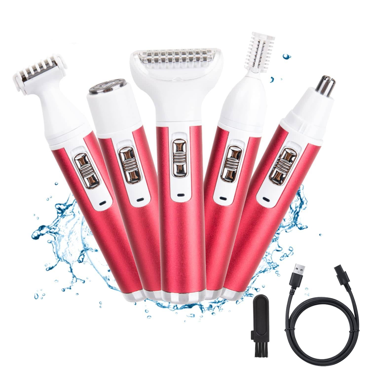 iMucci 5 in 1 Electric Hair Remover for Women, Painless Womens Shaver