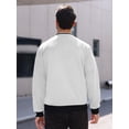 thumbnail image 4 of Colsmile Men's Bomber Jacket, Casual Lightweight Zip Up Varsity Jacket, Fashion Outerwear for Men, 4 of 9