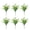 B, variant on Artificial Lavender Foxtail Grass, UV Resistant Fake Wheat Grass Shrubs, Faux Outdoor Greenery Stems for Garden Patio Porch Vase Decor,6PC,13.8 IN.