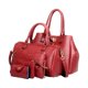 thumbnail image 2 of Juego de 5 uds. de bolsos de hombro, bolso con cadena, conjunto de bolsos de cuero PU para mujer, cómodo bolso de moda práctico y duradero, tarjetero Rojo Yinane Bolso de mujer, 2 of 8