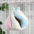 thumbnail image 1 of Flmtop Colorful Cotton Candy Shape Squirrel Small Pet Hammock Warm Sleeping Hanging Bed Multicolor, 1 of 9
