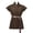 Brown-006, variant on Mens Medieval Renaissance Pirate Costume Sleeveless Lace-up Stand Collar Shirt Gothic Viking Steampunk Top Tunic with Belt