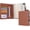 Brown, variant on Wason A5 Binder PU Leather Journal Ring Portfolio Lined Notebook Refillable Paper Diary with Removable Clipboard Writing Notepad for Travel Business School Agenda Organizer (Coffee)