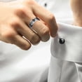 thumbnail image 6 of yuehao rings dragon stainless ring steel dragon titanium steel ring golden with silver rings, 6 of 8