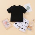 thumbnail image 6 of Set for Boys Girls Baby Cotton Print Spring Summer Short Sleeve T-shirt Tops Shorts Easter Day Stretch Clothes Trendy Outfits Cute Gifts Soft New Cute Dailywear, 6 of 8