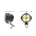 thumbnail image 3 of DSstyles Ebike Headlight and Tail Light Sets, 24V to 48V Front Rear Warning Lights Kit, LED Night Spotlight Cycling Modification Parts 24-48V, 3 of 9