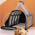 thumbnail image 2 of Portable Dog Carry Bags Sling Carrier for Sightseeing Traveling Soft Opening Case Rabbit Grey, 2 of 8