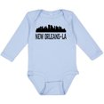 thumbnail image 3 of Inktastic New Orleans Louisiana Skyline Boys or Girls Long Sleeve Baby Bodysuit, 3 of 5