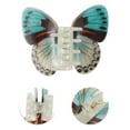 thumbnail image 3 of Vocoste 1 Pc Cute Butterfly Hair Clips Hairdo Clip for Women 4.13"x3.31"x1.38" Blue White, 3 of 3