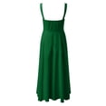 thumbnail image 5 of Vestido largo sin mangas y sin espalda con corte en A para mujer - Color liso, poliéster, para fiestas de verano y ocasiones formales, 5 of 5