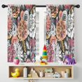 thumbnail image 5 of Blackout Kids Curtains,Pioneer Flower Floral Print Pattern Childrens Insulated Curtains Set Of 2,Bedroom Essentials,Toddler Room Decor 42"x54", 5 of 5