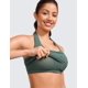 thumbnail image 3 of Top Corto Halter Butterluxe CRZ YOGA Verde Oscuro L, 3 of 3