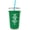 Green, variant on I Like My Coffee Iced & My Drama Hot, Neoprene Iced Coffee Cup Cooler, Gift and Party Favor Drinkware Ideas, Cold Drink Sleeve (Lavender)