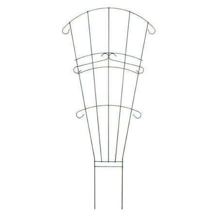 Panacea 89075 Fan Style Trellis, 60" H x 28" W, Green
