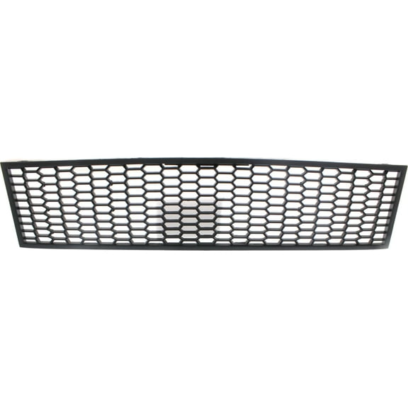 Front Bumper Grille Compatible with BMW 5-SERIES 2011-2016 Center Textured Black with M Package Sedan