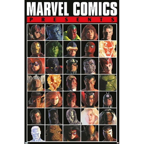 Marvel Comics - Presents Grid Wall Poster, 22.375" x 34"