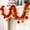 #2, variant on 6.5ft Christmas Garland with 12 Ornaments - Pre-Decorated Fir Branch Garland for Trees, Mantels & Staircases (Red/Gold Balls, Indoor/Outdoor)‌