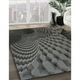 thumbnail image 2 of Ahgly Company Indoor Square Patterned Gray Novelty Area Rugs, 7' Square, 2 of 6