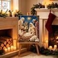 thumbnail image 5 of Nativity Scene Diamond Painting Kit, 5D DIY Jesus Pearl Art Kit for Adults, Jesus Christ & Religious Christmas Wall Decor with Frame, Christian Mosaic Craft Kits for Home Wall, B, 5 of 6