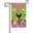 Schnauzer, variant on Happy Easter Schnauzer Dog Garden Flag Colorful Eggs Stripe Holiday Decorative Yard Flag Banner for Outside Farmhouse Double Side 12.5X18 Inch