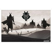 G2 Esports - Samurai Wall Poster, 22.375" x 34" Framed