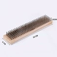thumbnail image 2 of Long handle hard steel wire cleaning brush, 2 of 5