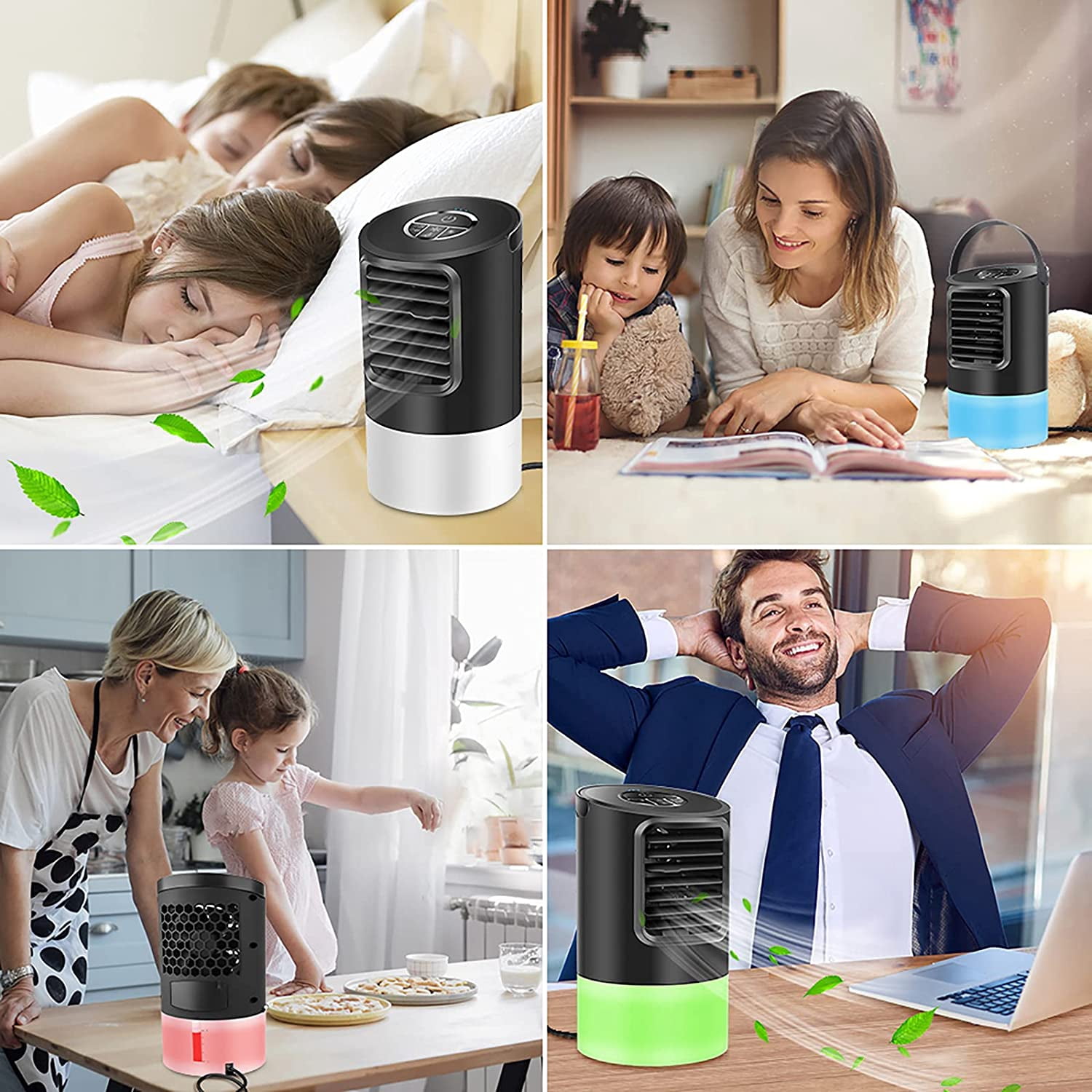 Portable AC Unit Humidifier Misting Fan 