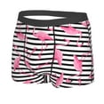 thumbnail image 2 of Balery Flamingos Men's Boxer Briefs, Soft and Breathable Cotton Underwear with nylon Waistband-Large, 2 of 9