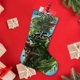 thumbnail image 4 of Jack el Cazagigantes Tema: Calcetines de Navidad, fino lino blanco para colgar en escaleras y chimenea, decoración navideña para el hogar, regalo de Navidad. 45cm × 32cm, 4 of 5