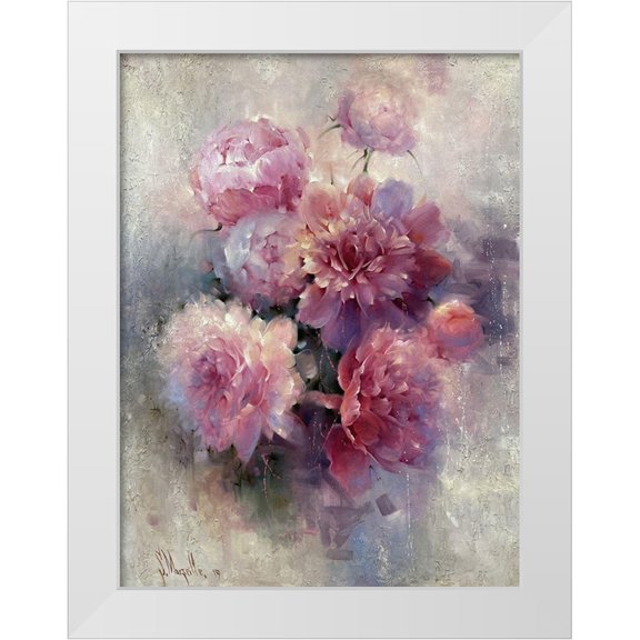 Singatullin, Marsel 12x14 White Modern Wood Framed Museum Art Print Titled - Pink Haze