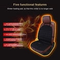 thumbnail image 3 of Sidaley Almohadilla de calefacción eléctrica para asiento, 1 par, para conductor delantero, pasajero, Interior de automóvil, alfombrilla Ventana automotriz, 3 of 6