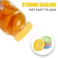 thumbnail image 3 of Plastic  Ring Seals & Jar Covers Gift Wrap Container Small Food Storage Cover Reusable Leak Proof Screw Can Cap, 3 of 8