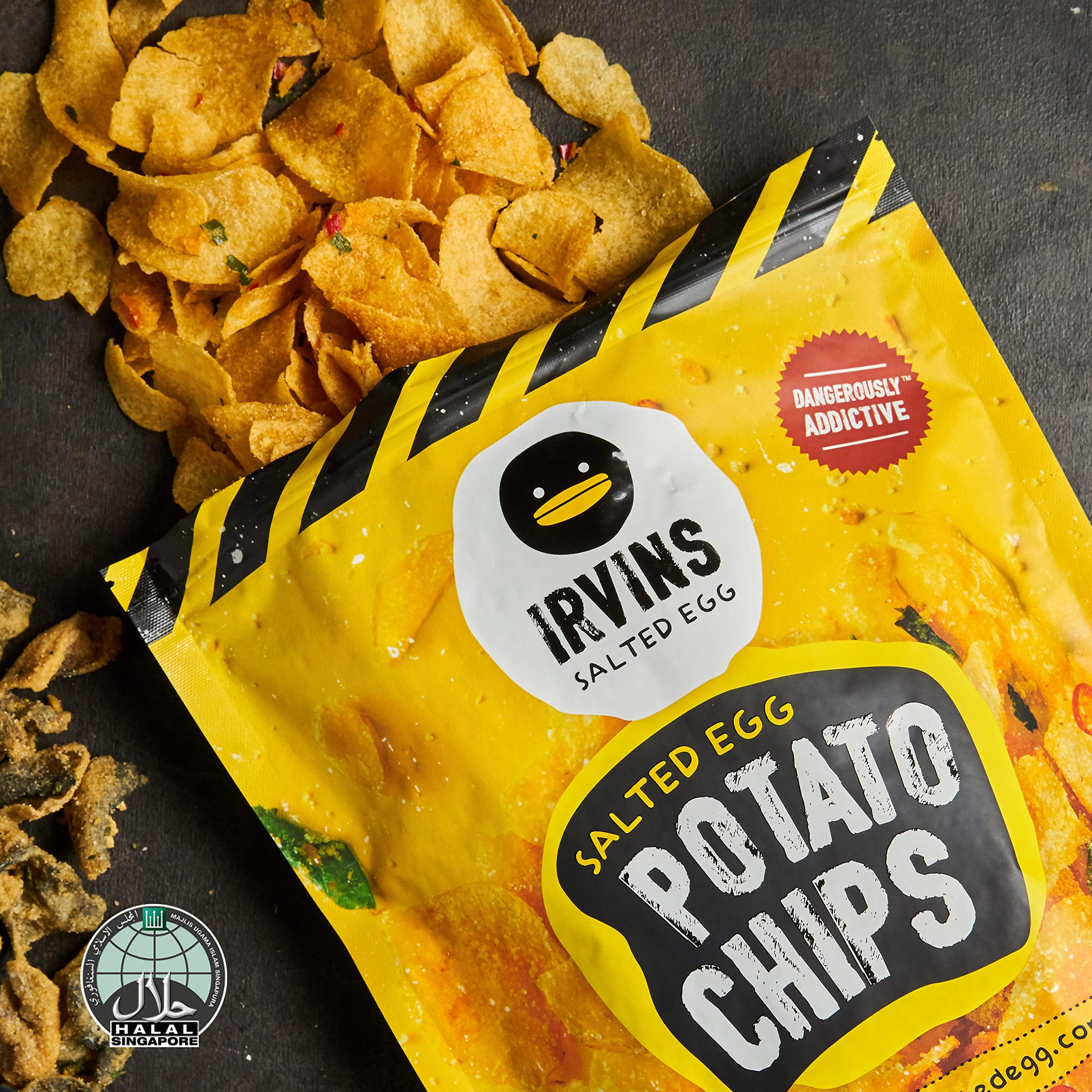 IRVINS Salted Egg Potato Chips (210g)