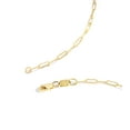 thumbnail image 4 of Jewelry Atelier Gold Chain Necklace Collection - 14K Solid Yellow Gold Filled Paper Clip Link Chain Necklaces for Women and Men with Different Sizes (2.0mm, 2.5mm), 4 of 8