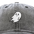 thumbnail image 2 of DALIX Ghost Embroidery Baseball Cap Dad Hat Embroidered Womens Girls in Black Vintage, 2 of 6