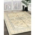 thumbnail image 3 of Ahgly Company Machine Washable Indoor Square Traditional Gold Area Rugs, 8' Square, 3 of 7