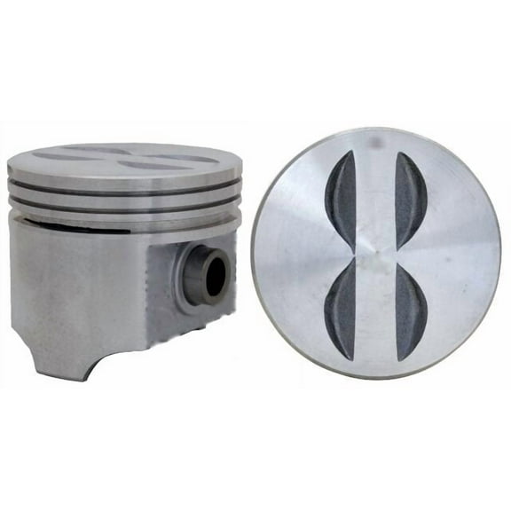 Set of 8 Flat Top Pistons for 57-67 GM/Chevrolet 4.6L/283 | Standard Size | 3.875in. Bore Diameter