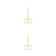thumbnail image 2 of Jumpingount Pinza para cutículas de uñas Tijeras de acero inoxidable Galvanoplastia Recortadora de cejas Pinzas para el pelo de la nariz chapado en oro 2Conjunto, 2 of 6