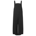 thumbnail image 4 of SDNall Women'S Jumpsuits, Rompers & Overalls Fashion Casual Pocket Romper Long Playsuit Strap Button Jumpsuit Womens Romper Sizes:M-5XL, 4 of 9