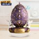 thumbnail image 5 of Adorno festivo acrílico 2D con forma de huevo y conejo de Pascua morado de HWRETIE,manualidades para el hogar y decoración de Pascua de temporada, 5 of 6