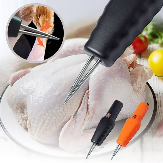 Xihbxyly Desplumadora de Aves, Portátil, Desplume Rápido, Potente Motor de 240 Rpm, Diseño Portátil, Operación Segura y Sencilla, Ideal para Pollos, Pavos y Codornices, Tamaño Compacto de 320 G.